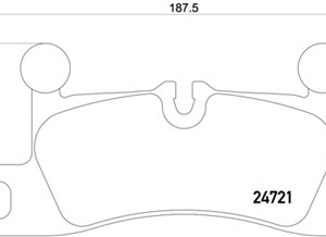 Brembo Brake Pads (Rear)